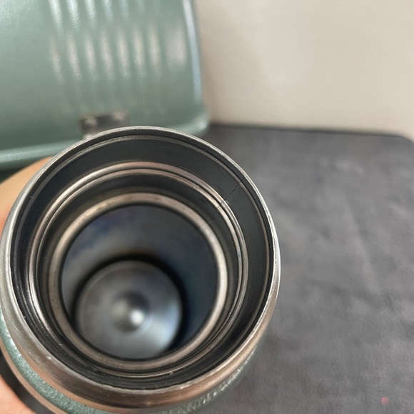 Stanley Classic 10Qt Green Hammered Metal Lunch Box w Thermos - Picture 12 of 12